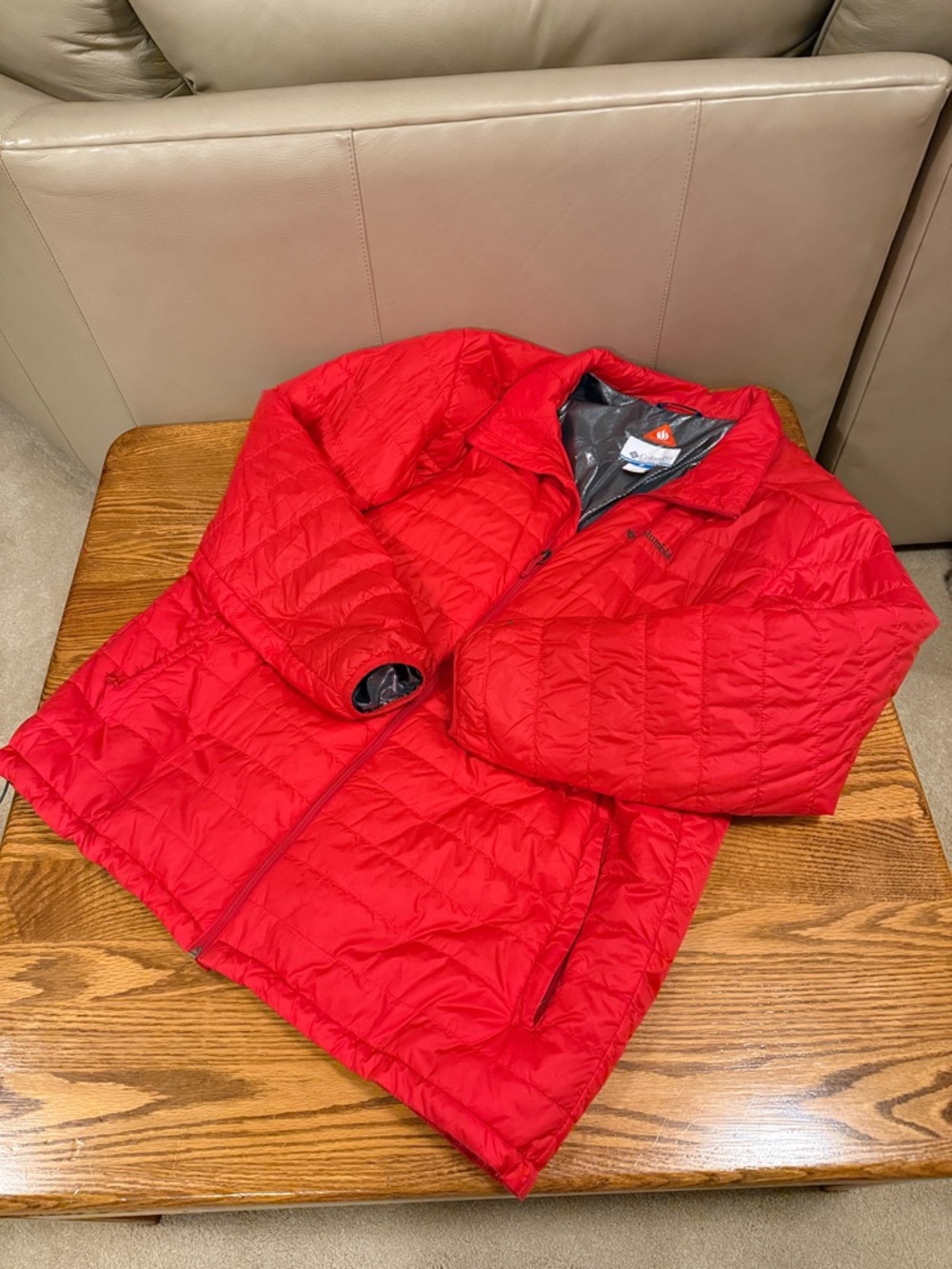 Tall Men’s Columbia Omni-Heat Puffer Jacket - 2XT